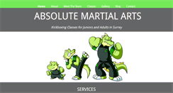 Desktop Screenshot of absolutemartialarts.co.uk