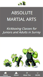 Mobile Screenshot of absolutemartialarts.co.uk